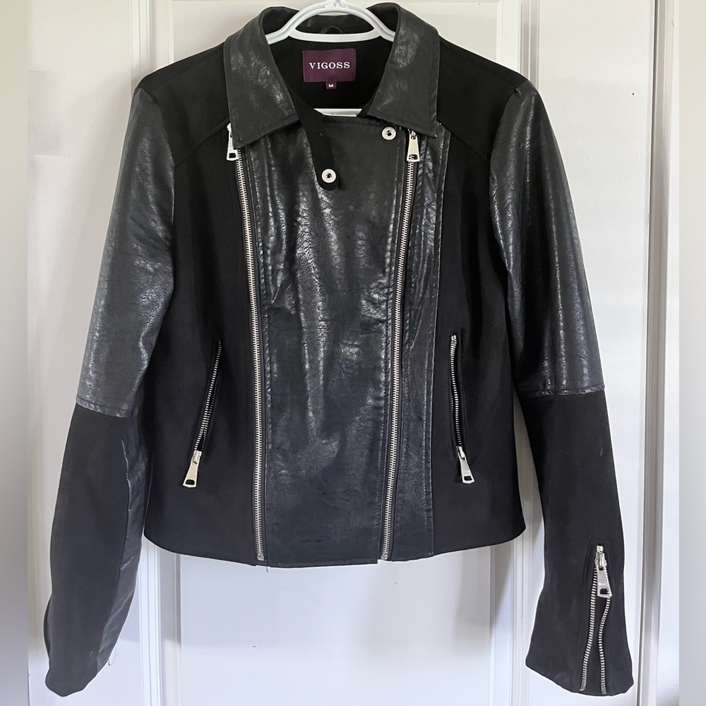 Womens Viggos Leather Jacket